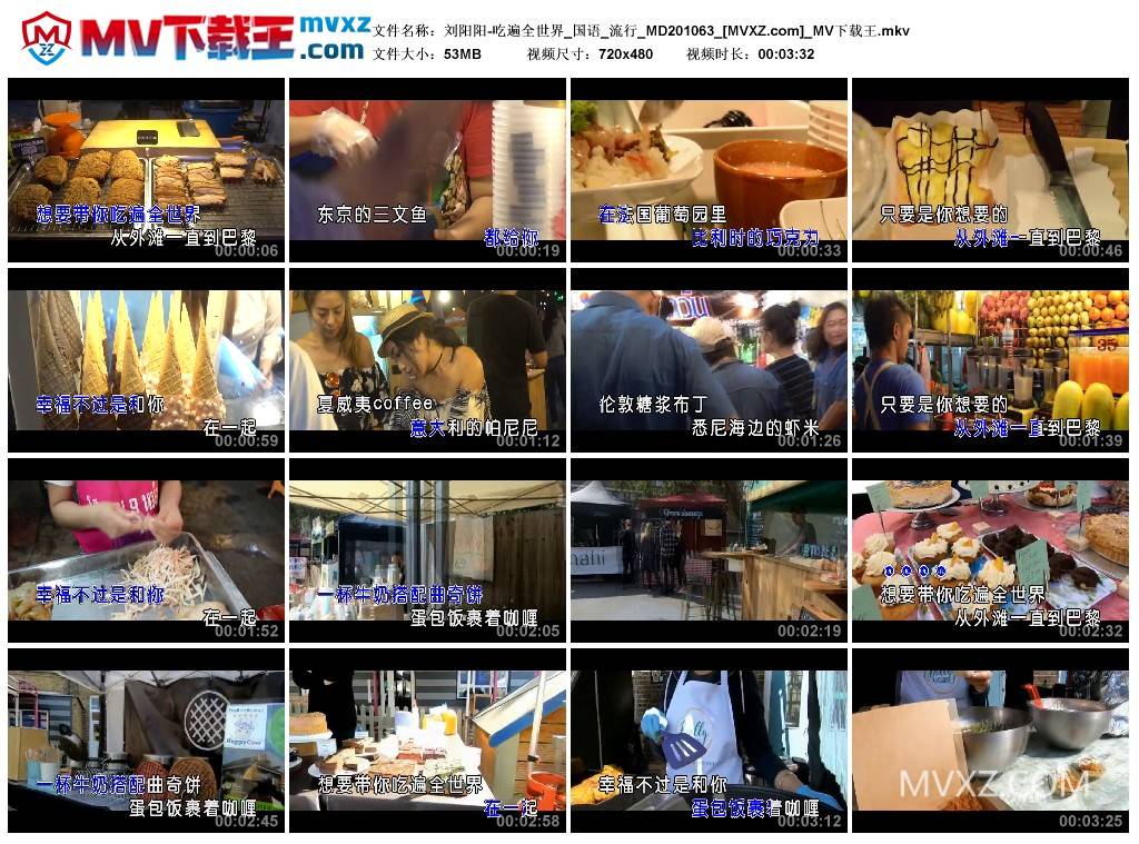 刘阳阳-吃遍全世界_国语_流行_MD201063